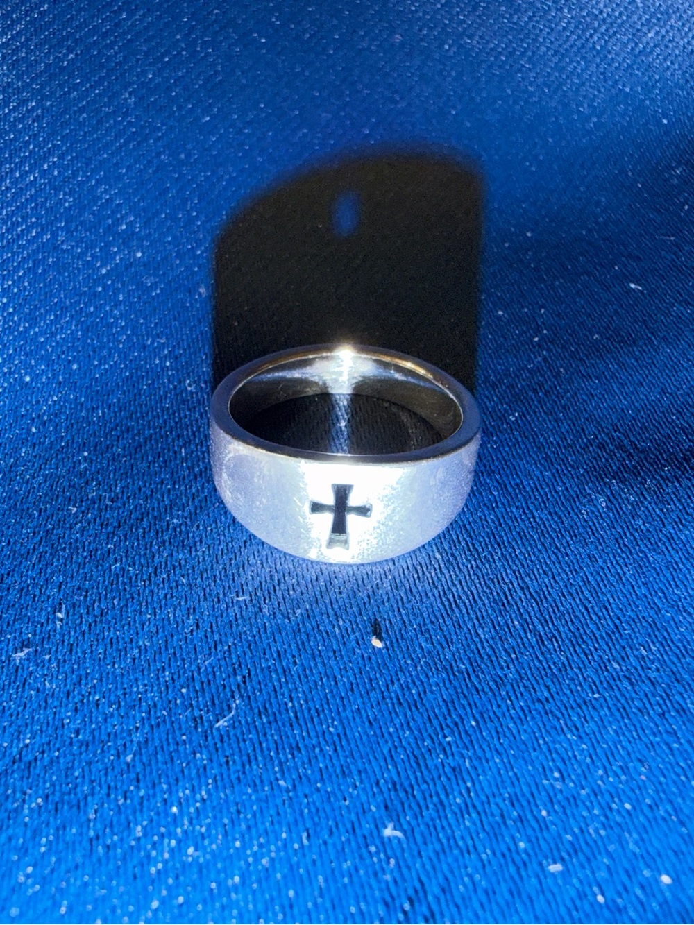 James Avery Sterling NARROW CROSSLET Ring - Size 6